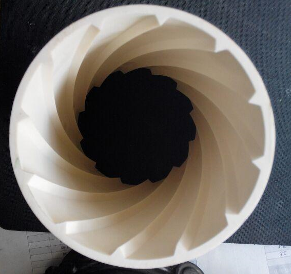 PVC实壁螺旋消音管