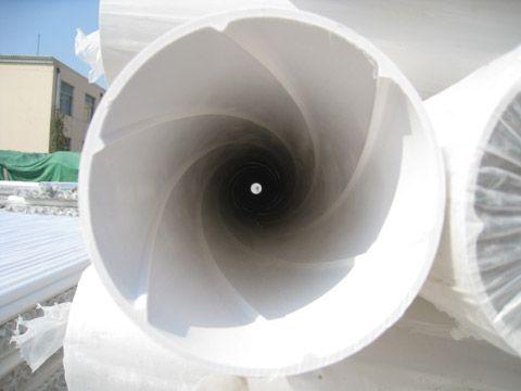 PVC实壁螺旋消音管